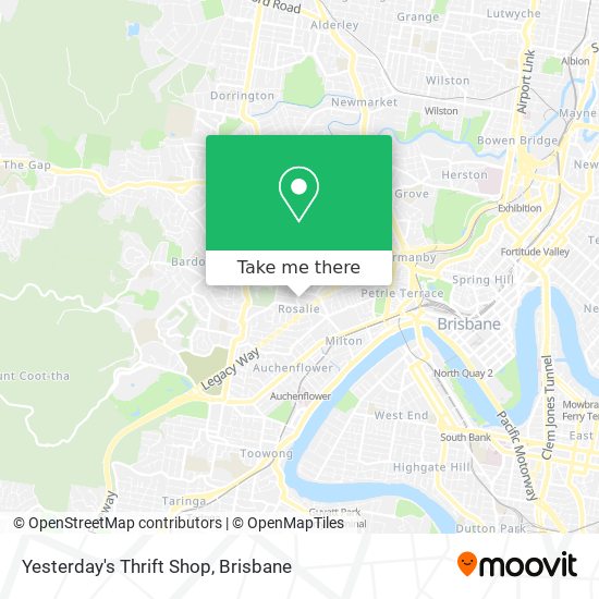 Yesterday's Thrift Shop map