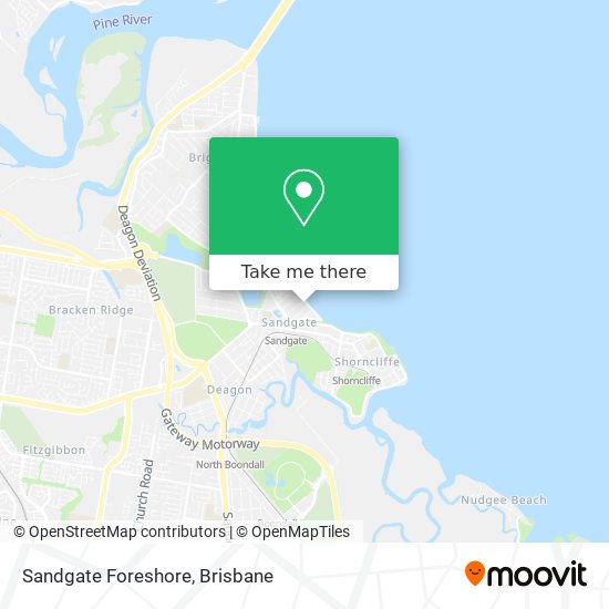 Sandgate Foreshore map