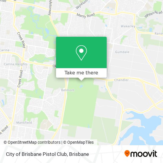 City of Brisbane Pistol Club map