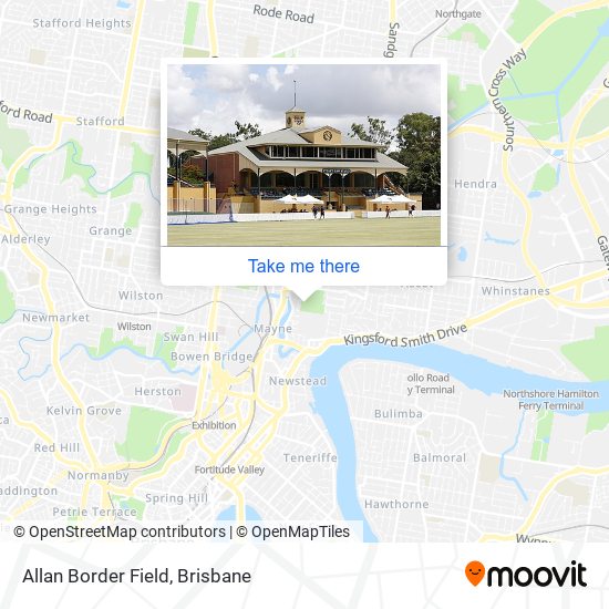 Allan Border Field map