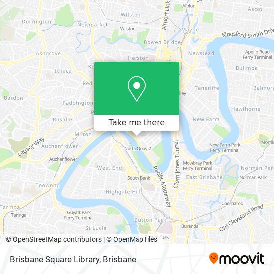 Brisbane Square Library map