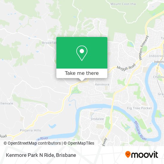 Kenmore Park N Ride map