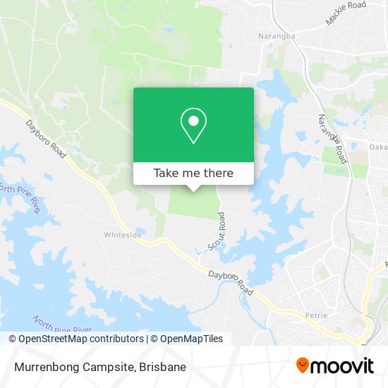 Murrenbong Campsite map