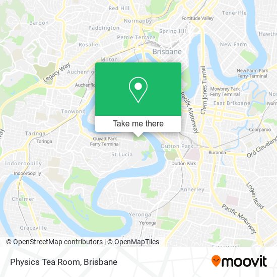 Physics Tea Room map