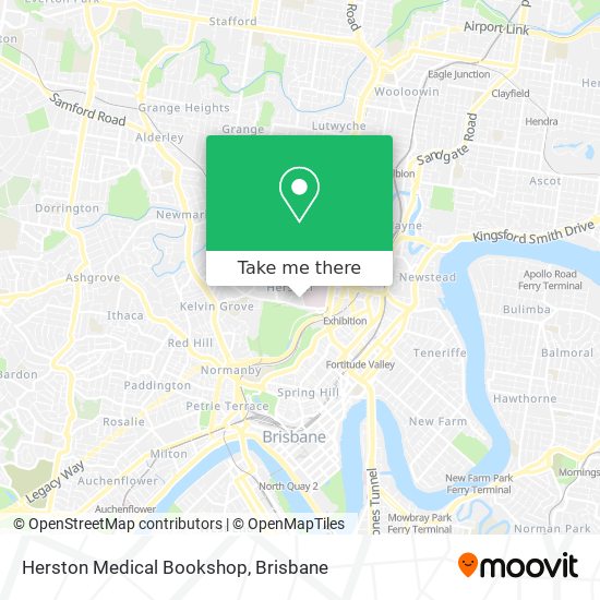 Herston Medical Bookshop map