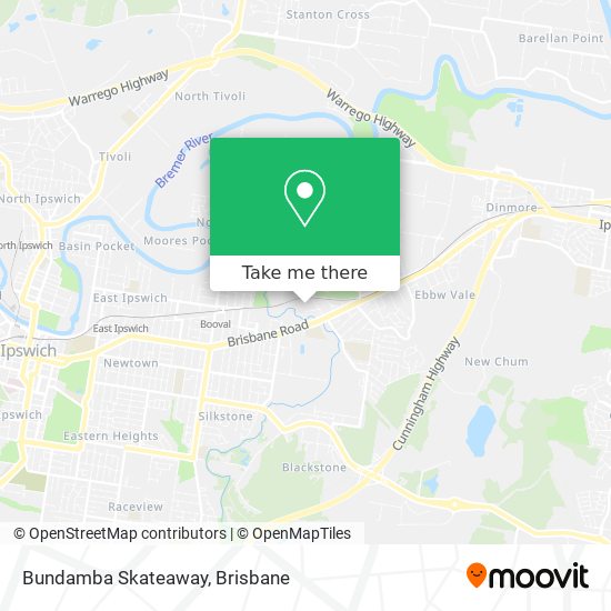 Bundamba Skateaway map