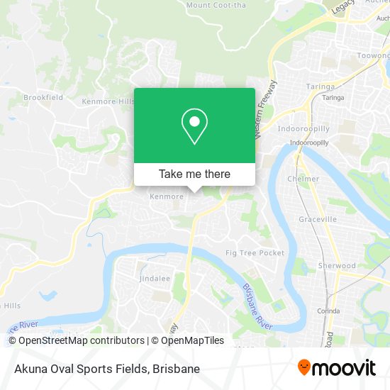 Akuna Oval Sports Fields map