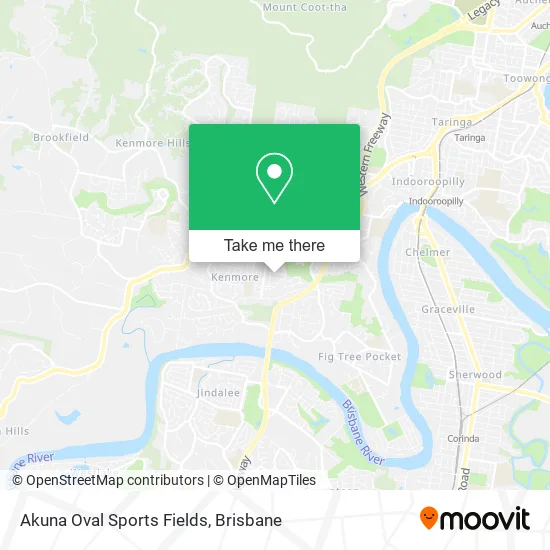 Akuna Oval Sports Fields map