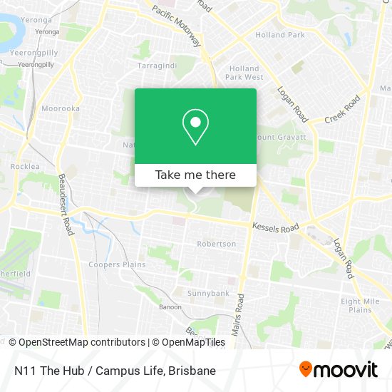 N11 The Hub / Campus Life map