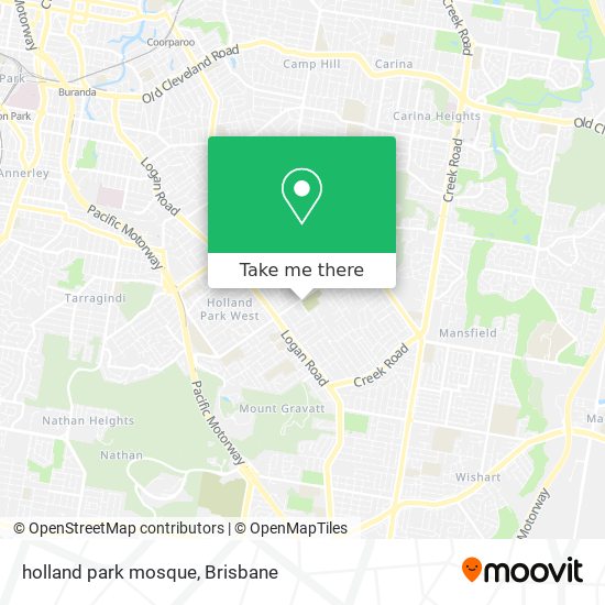 holland park mosque map