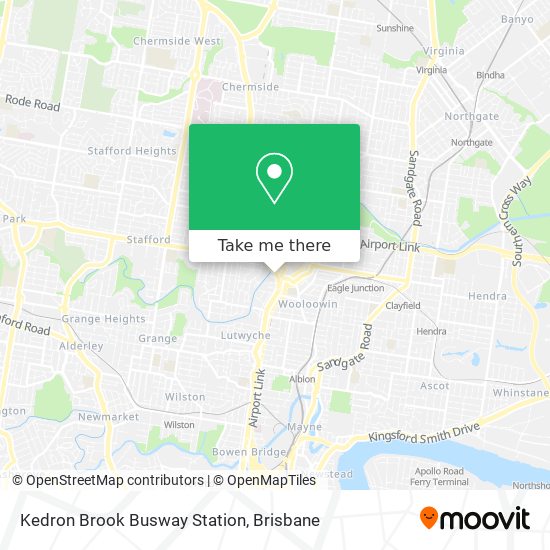 Kedron Brook Busway Station map