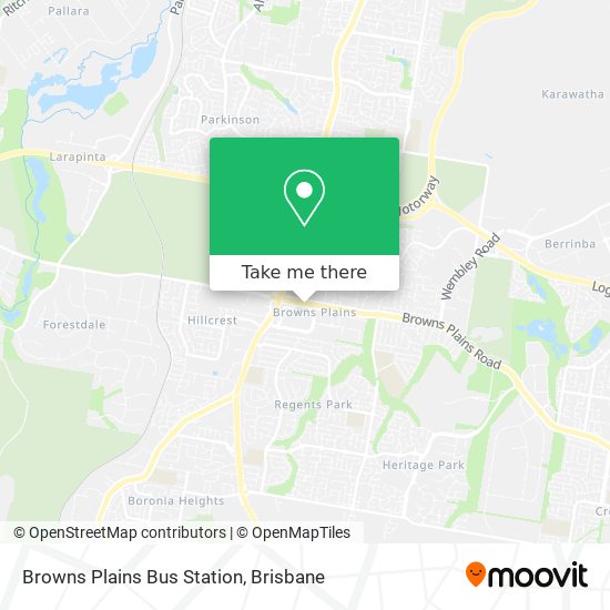 Browns Plains Bus Station map