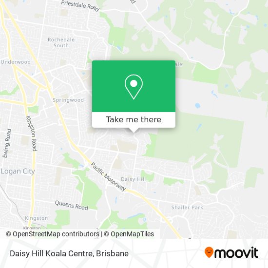 Daisy Hill Koala Centre map