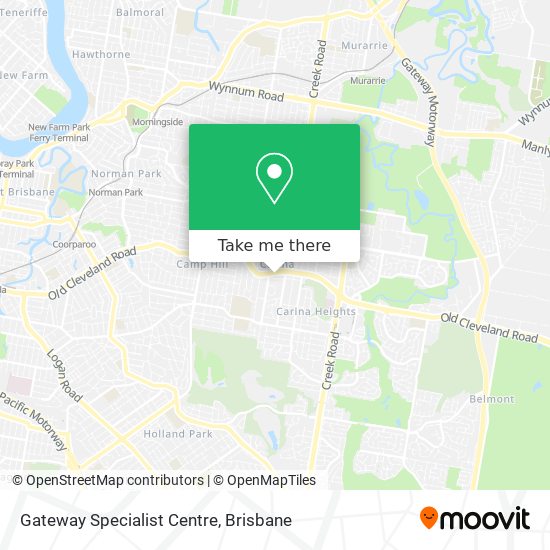 Gateway Specialist Centre map