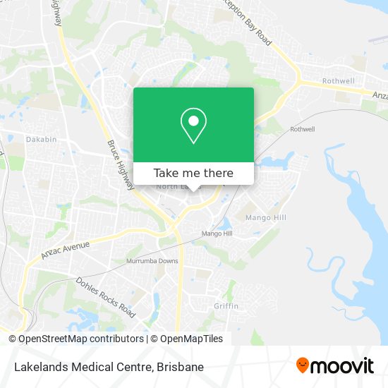 Lakelands Medical Centre map