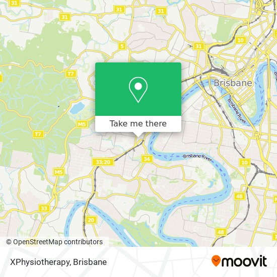 XPhysiotherapy map