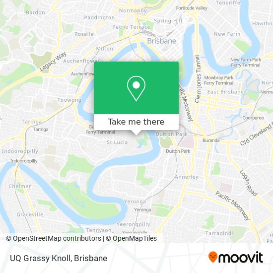 UQ Grassy Knoll map