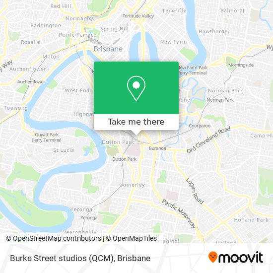 Burke Street studios (QCM) map