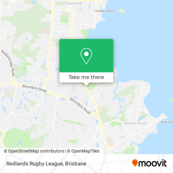 Redlands Rugby League map