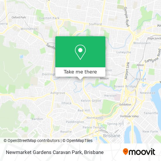 Newmarket Gardens Caravan Park map
