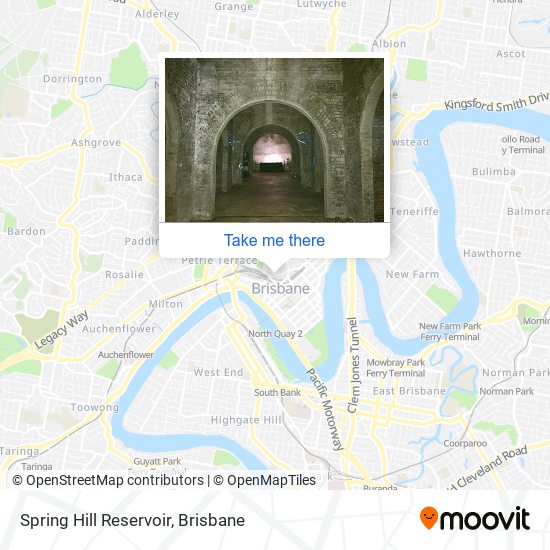 Spring Hill Brisbane Map How To Get To Spring Hill Reservoir In City By Bus Or Train?