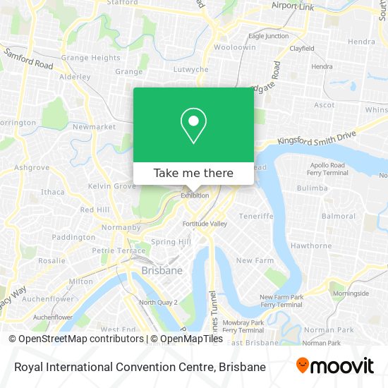 Royal International Convention Centre map