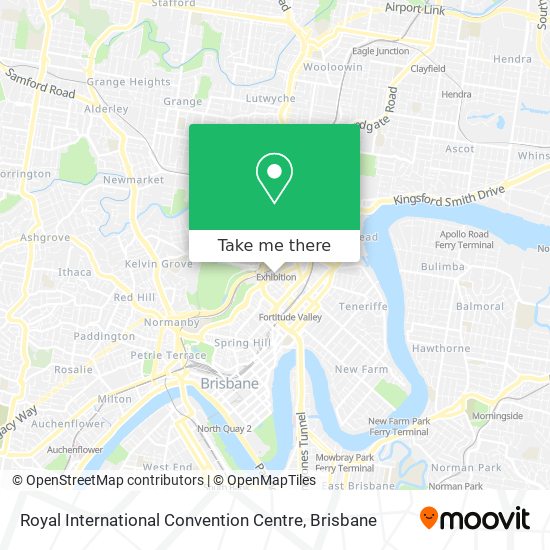 Mapa Royal International Convention Centre