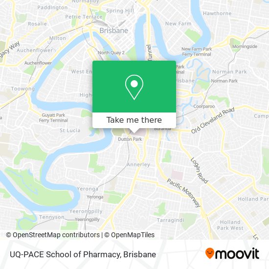 UQ-PACE School of Pharmacy map