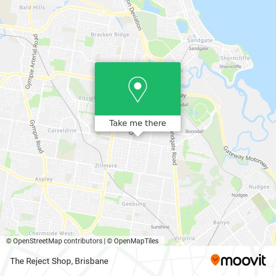 The Reject Shop map