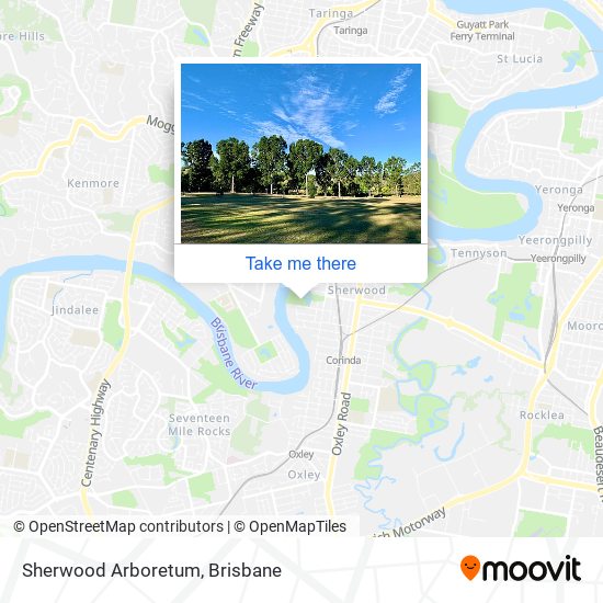 Sherwood Arboretum map