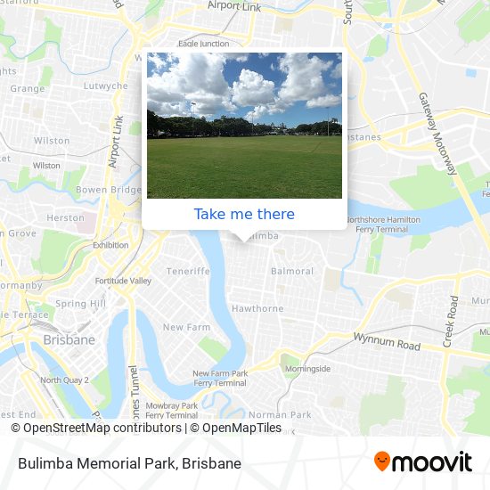 Bulimba Memorial Park map