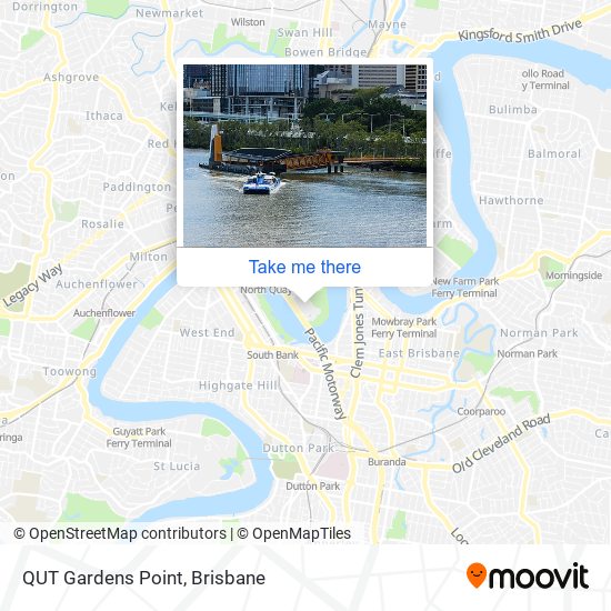 QUT Gardens Point map