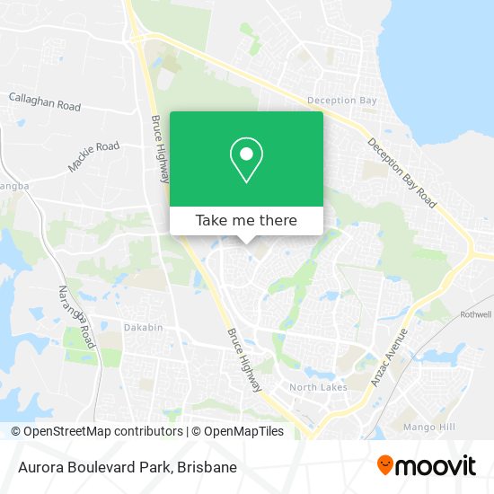 Aurora Boulevard Park map