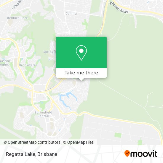 Regatta Lake map