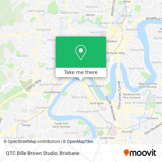 QTC Bille Brown Studio map