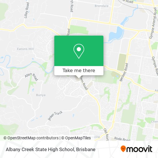 Mapa Albany Creek State High School