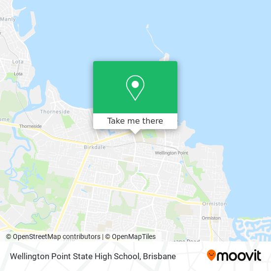 Wellington Point State High School map