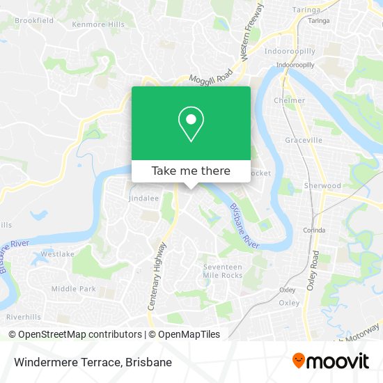 Windermere Terrace map