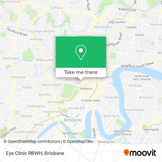 Eye Clinic RBWH map