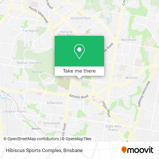 Mapa Hibiscus Sports Complex