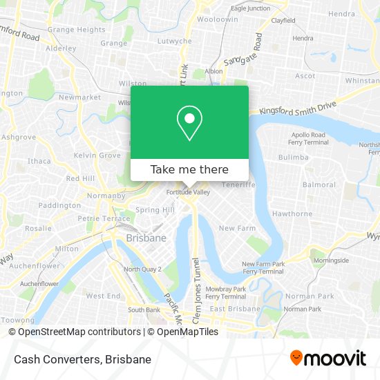 Cash Converters map