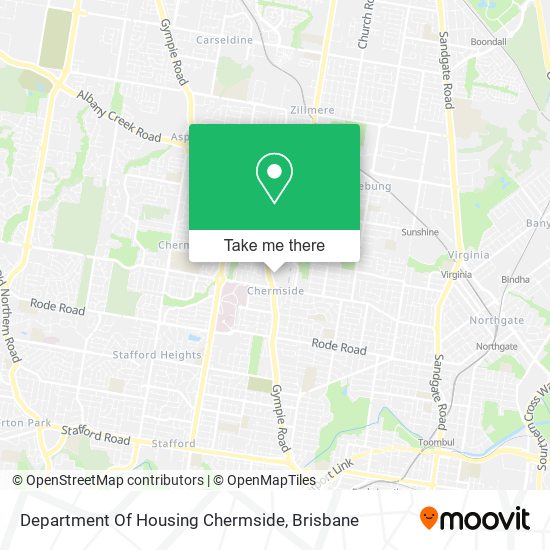 Department Of Housing Chermside map