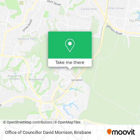 Office of Councillor David Morrison map