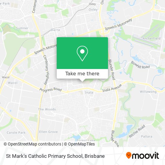 St Mark's Catholic Primary School map