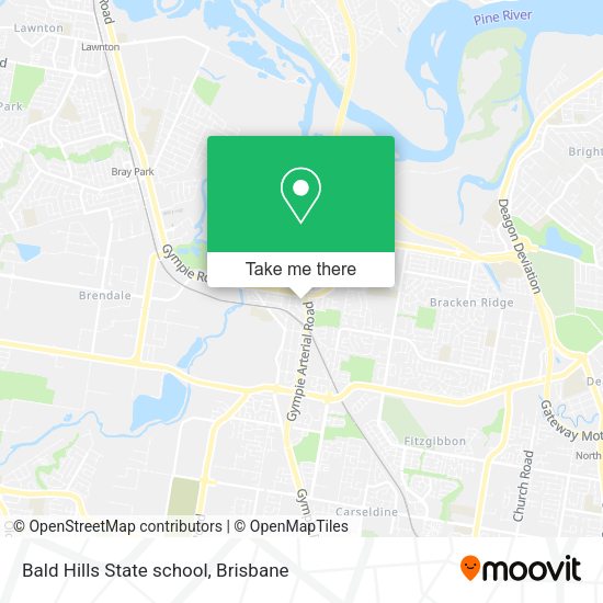 Bald Hills State school map
