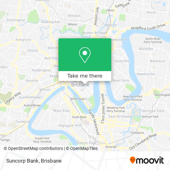 Suncorp Bank map