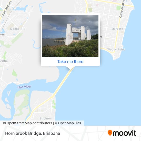 Hornibrook Bridge map