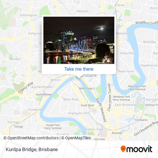 Mapa Kurilpa Bridge