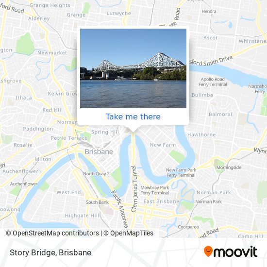 Mapa Story Bridge