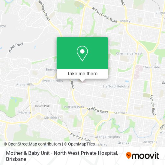 Mother & Baby Unit - North West Private Hospital map